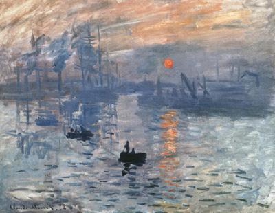 Claude Monet Impression,Sunire (Impression,soleil levant) (md21) oil painting image
